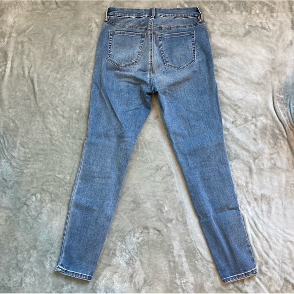 PacSun Power Super Stretch Push Up Jegging Medium Blue Size 27S - Picture 3 of 8